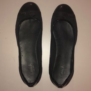 Black Coach Flats